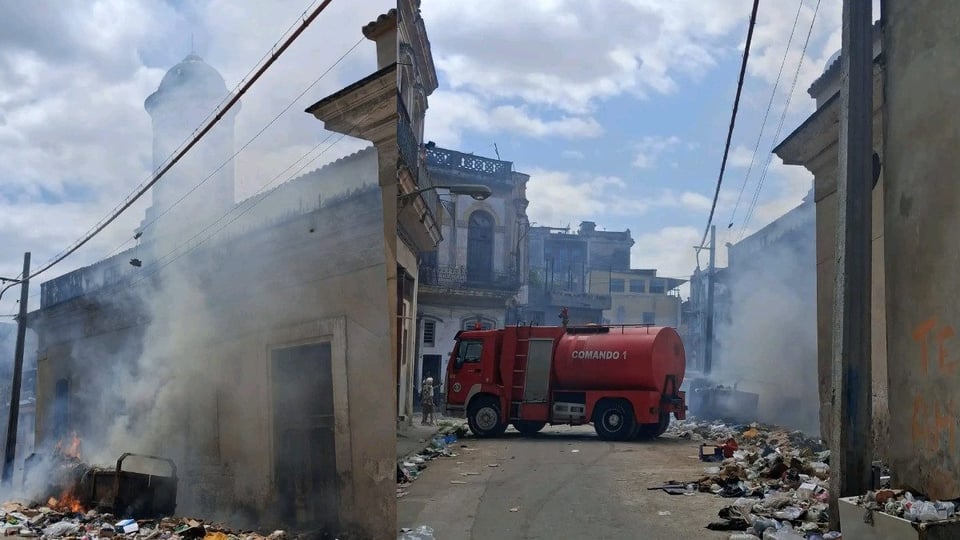 Incendio en Centro Habana: Iglesia San Judas y San Nicolás en Riesgo por Basura Acumulada