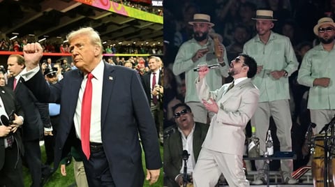 ¡Trump arma la bronca con Bad Bunny y Green Day por el Super Bowl!