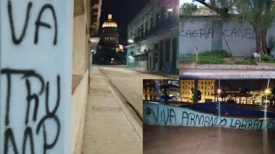 La Habana se rebela con graffitis pro-Trump: el miedo cambia de bando