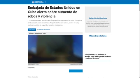 ¿La Isla se Desmorona? ¡Embajada de EE. UU. Lanza Alerta Mayor Sobre Crimen y Caos!