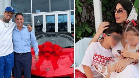 Bebeshito genera debate al regalar un Corvette 2026 a su hijastro