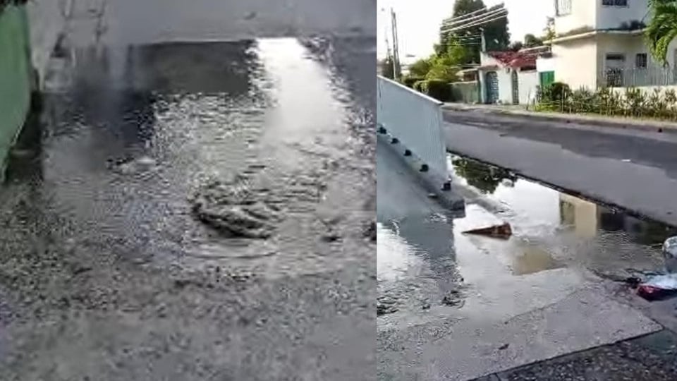 ¿Un río en la puerta del Pediátrico de Cienfuegos? ¡Qué bochinche hay aquí!