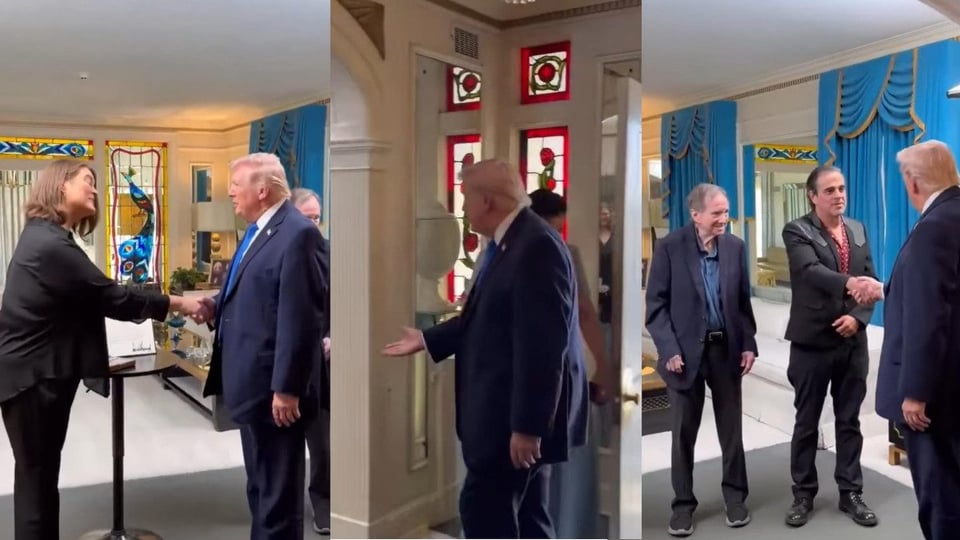 ¿Y tú supiste? Trump se metió en Graceland y hasta grabaron el bochinche