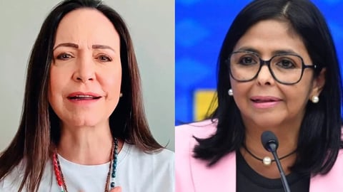 Delcy Rodríguez Advierte a María Corina Machado Sobre Regreso a Venezuela
