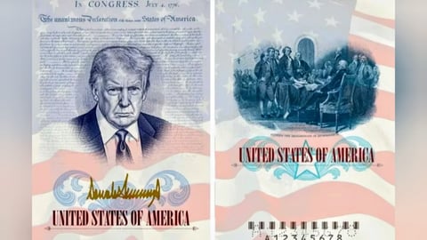 EE. UU. planea pasaportes conmemorativos con firma de Trump para el 250 aniversario