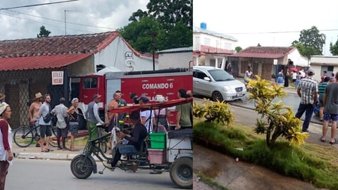Carro de Bomberos Choca Contra Casa en Placetas; un herido
