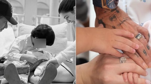 Nadia Ferreira y Marc Anthony dan la bienvenida a su hija Myla