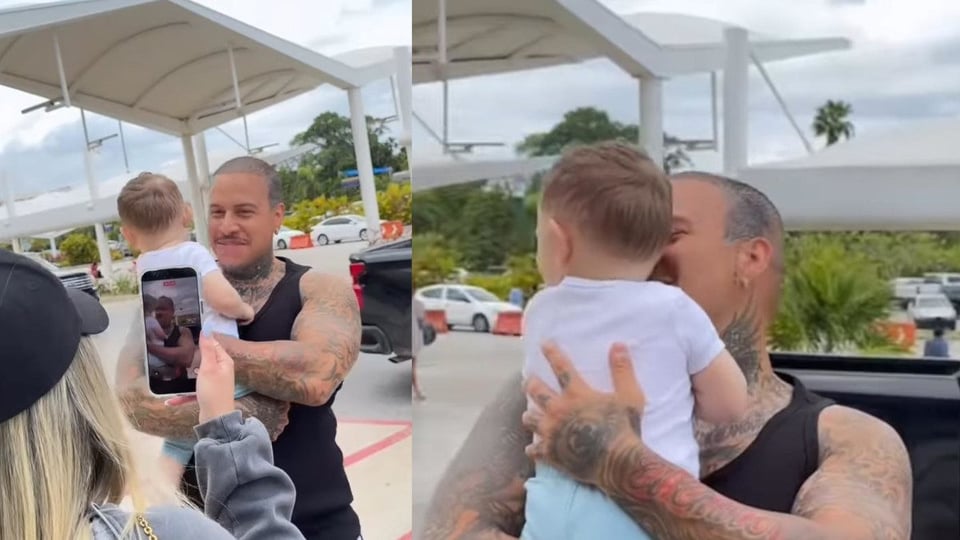 ¡El Chulo se robbedó el show! Reencuentro de padre e hijo en México con tremendo bochinche