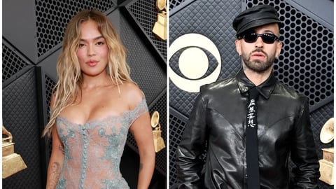 ¡Tremendo reguero en los Grammy! ¿Karol G y Feid se vieron las caras?