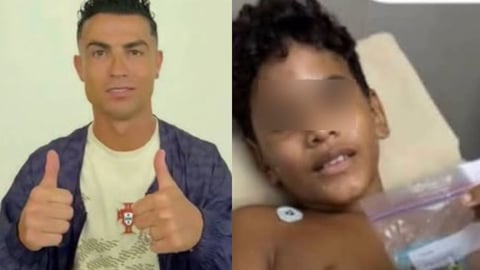 Cristiano Ronaldo le da esperanza a niño venezolano que perdió una pierna