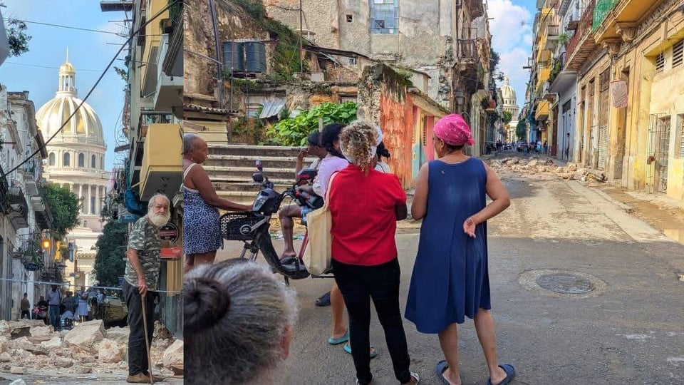 Se cae otro edificio en La Habana Vieja y prende alarmas