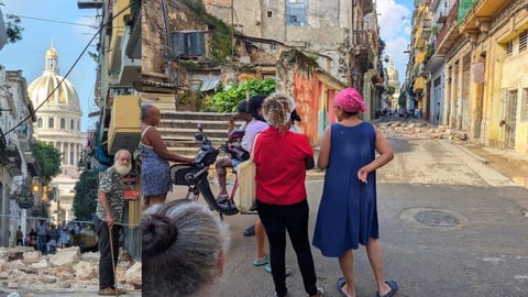 La Habana Vieja se desmorona: un nuevo derrumbe alerta sobre el viejo mal de sus edificios