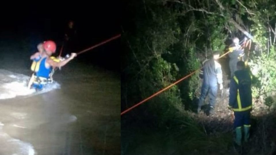 ¡Aguas Bravas en Moa! Bomberos Rescatan a 11 Varados en Río Desbordado
