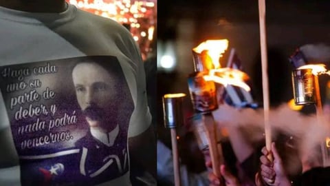 ¡Antorchas en Cuba: Alumbran la calle, pero no la olla!