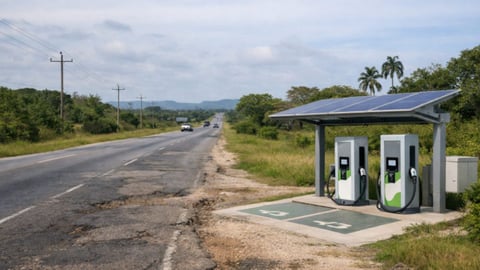 Cuba impulsa la movilidad eléctrica con estaciones de carga en la Autopista Nacional
