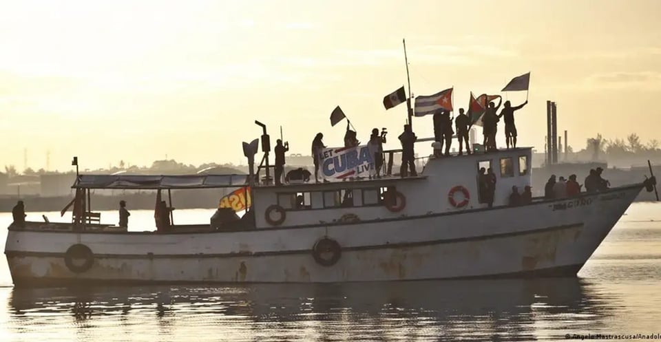 Barco Astral Zarpa de Barcelona a Cuba en Misión Humanitaria y de Denuncia