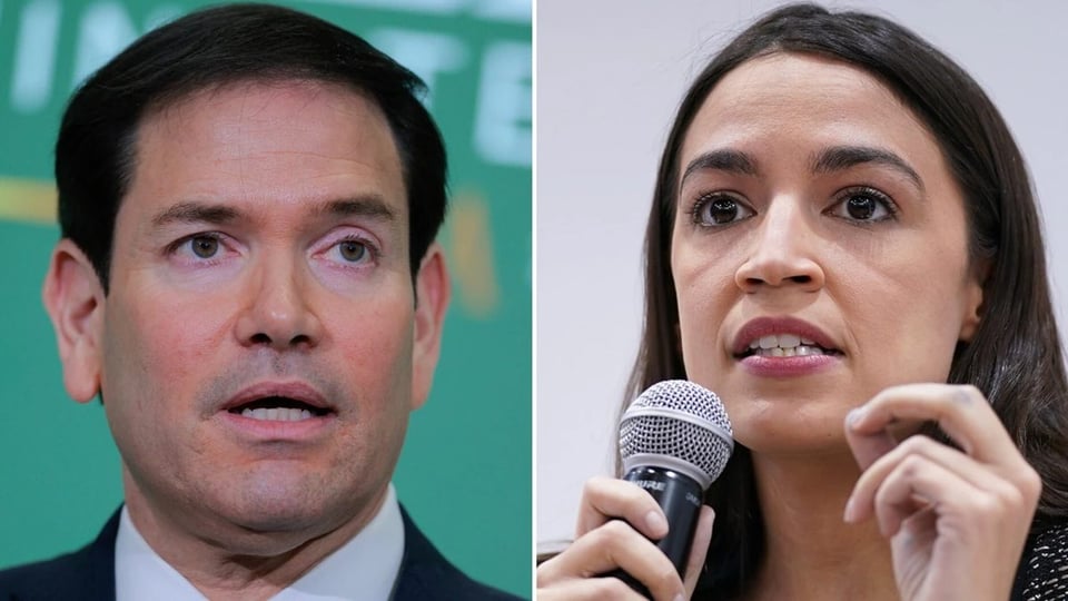 ¿Y quién se sentará en la silla grande en 2028? ¡Ocasio-Cortez y Rubio sacan ventaja!