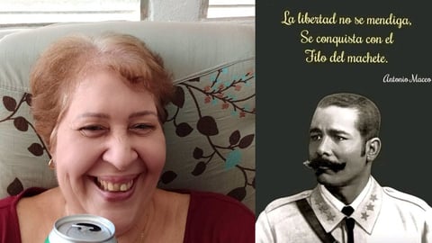 Académica Cubana Desafía Arresto y Deja Mensaje en Foto de Díaz-Canel