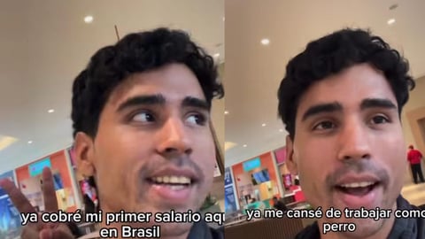 El primer helado: cubano celebra su primer sueldo en Brasil con un dulce gesto