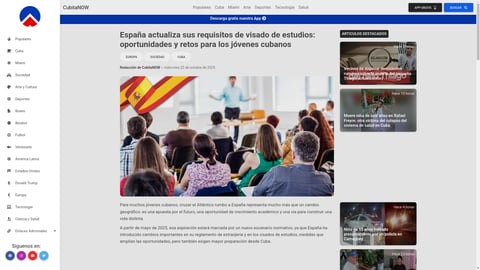 ¡Atención Cubanos! España Cambia las Reglas del Juego para Estudiar: ¡No Te Quedes Fuera de Esta Oportunidad!