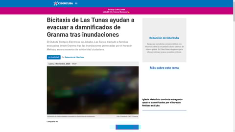 ¡Solidaridad sin Fronteras! Bicitaxis Cubanos Hacen lo Imposible por Damnificados