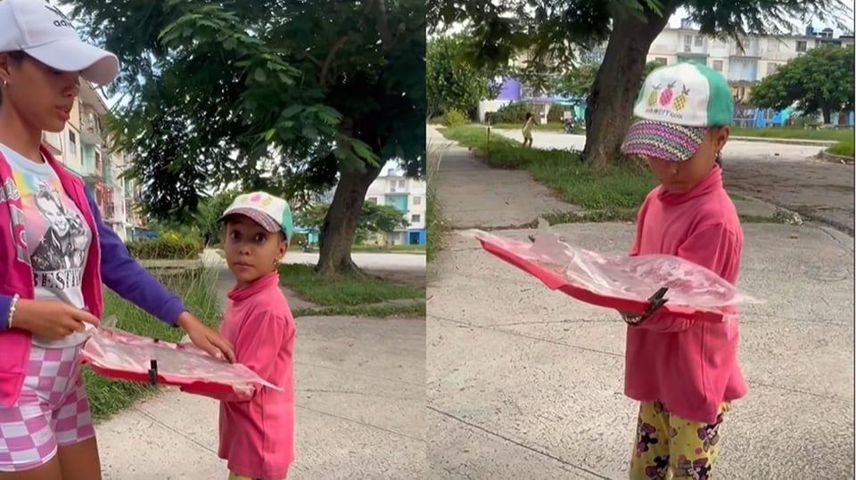 ¿Y tú supiste? ¡Dos niñas en Camagüey se buscan la vida vendiendo dulces!