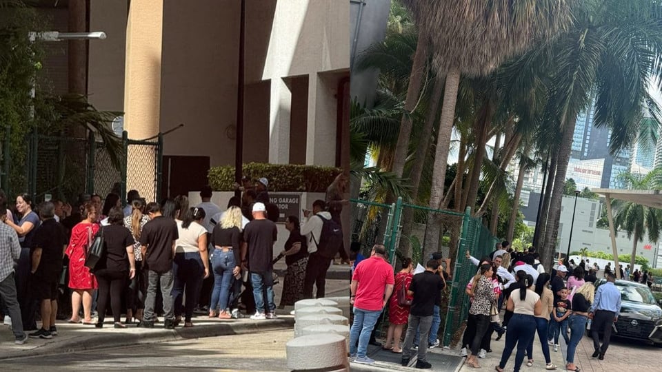 ¿Llegar a las 6 AM es la clave? Caos en Corte de Inmigración de Miami por filas eternas