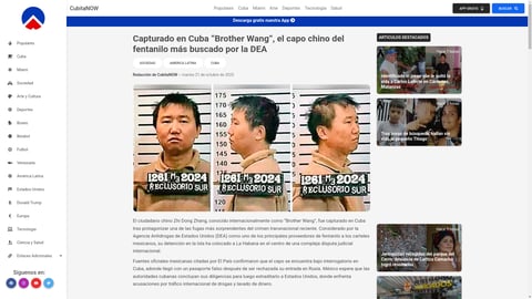 ¡Lo pillaron en Cuba! El capo del fentanilo que la DEA buscaba como agua de mayo ¡ya está preso!