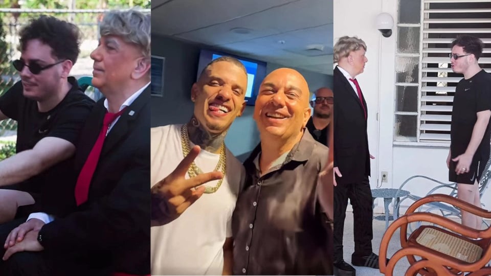 ¿Quién es quién? El productor de Bebeshito se disfraza de Trump y arma revuelo en La Habana