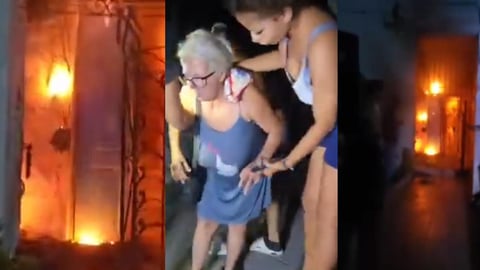 Incendio en Centro Habana: Falla de transformador desata llamas