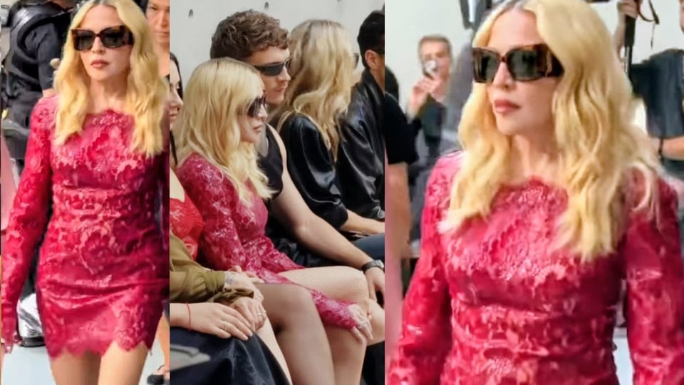 ¿Y Madonna qué haciendo en París? La Reina del Pop, entre modelos y moda francesa