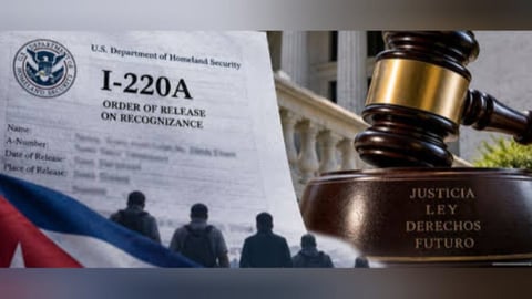 Cubanos bajo I-220A: La amenaza de multas millonarias por ignorar órdenes de deportación