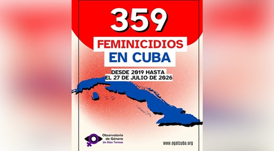 Cuba: Más de 350 mujeres asesinadas desde 2019, alerta registro independiente