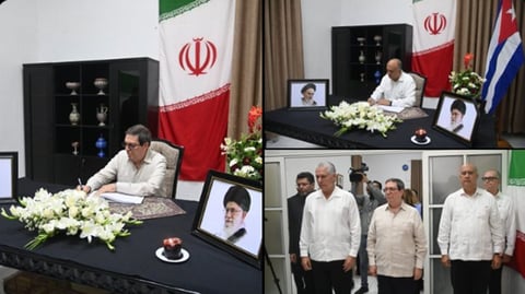 Díaz-Canel rinde homenaje al líder iraní Jameneí, reafirmando lazos con Teherán