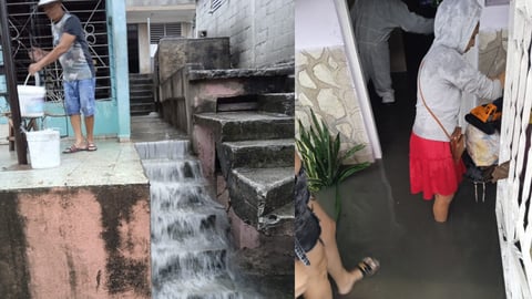 Inundaciones en Vista Hermosa: Alcantarillado colapsa en Santiago