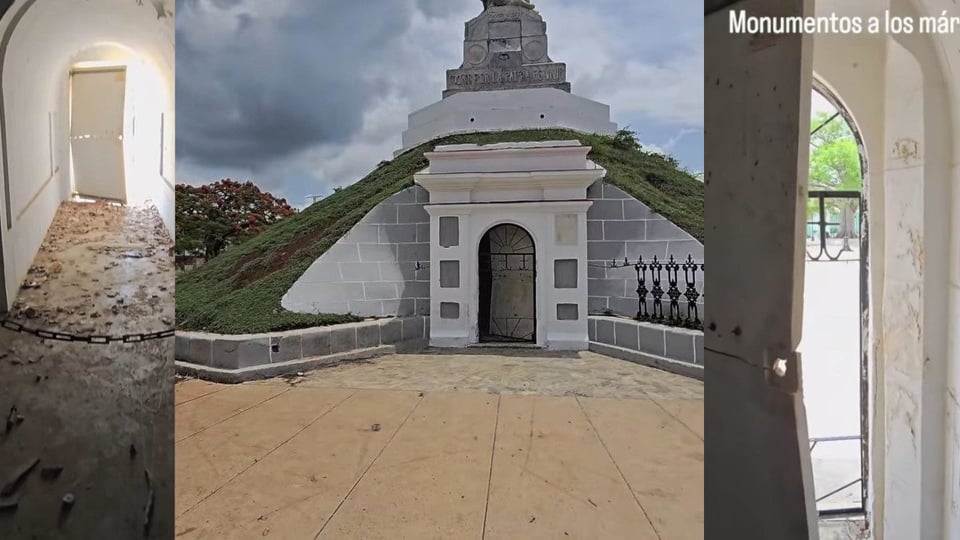 ¿Se lo roban todo en Cárdenas? ¡Hasta los monumentos se desmoronan!