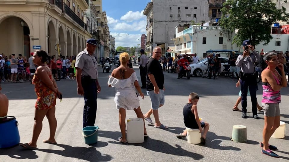 ¿Y el agua? ¡Se la llevaron otra vez! La Habana se queda seca