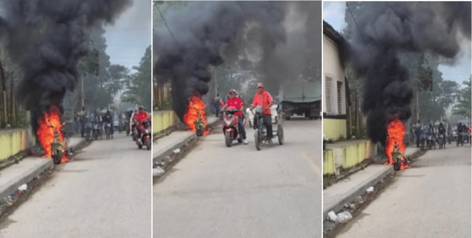 Camagüey: Motorina en Llamas por una Hora sin Bomberos