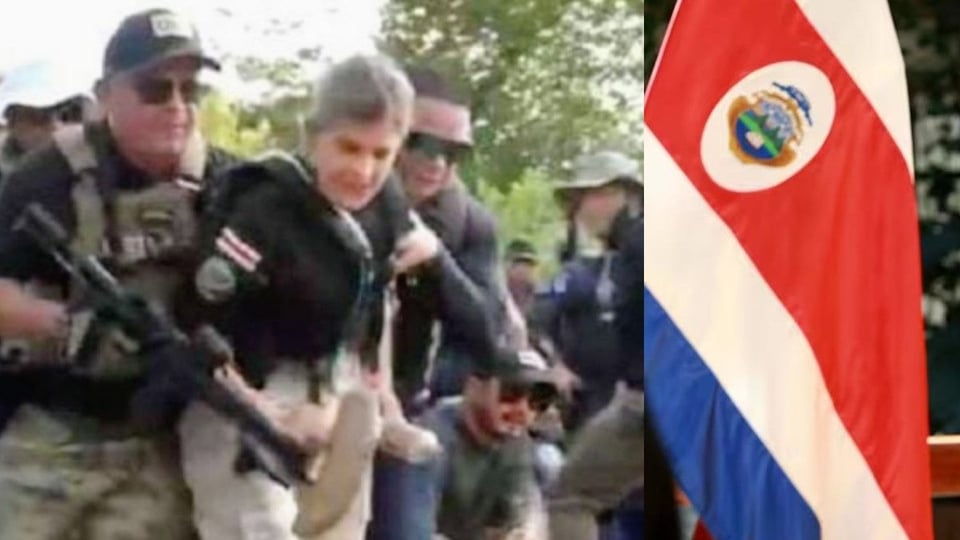 ¿Qué fue ese estruendo en Crucitas? Evacúan a la Presidenta de Costa Rica en plena visita oficial