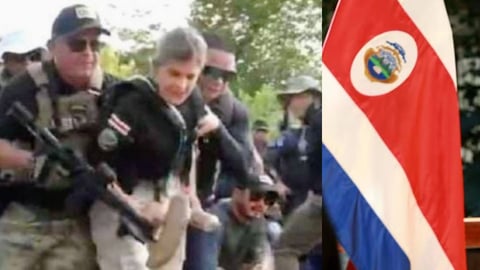 ¿Qué fue ese estruendo en Crucitas? Evacúan a la Presidenta de Costa Rica en plena visita oficial