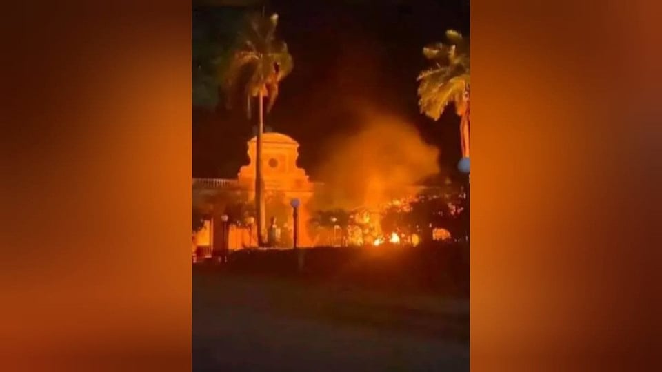 ¿¡Fuego en Trinidad en plena oscuridad!? Apagón y candela cerca del poder municipal