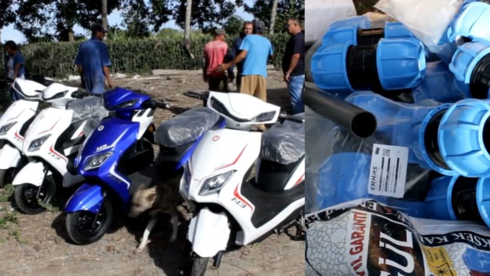 Campesinos de Majibacoa Reciben Motos Eléctricas y Sistemas de Riego para Combatir la Sequía