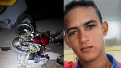 Joven en estado grave tras choque de moto y carretón en Santiago de Cuba