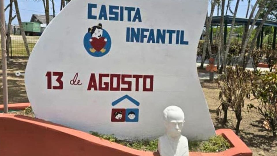 ¿Y ahora qué con la cosa? Inauguran guardería en Camagüey con el nombre de Fidel y el pueblo aguantando picón