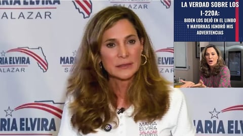 María Elvira Salazar Denuncia el Limbo Migratorio de Cubanos con I-220A