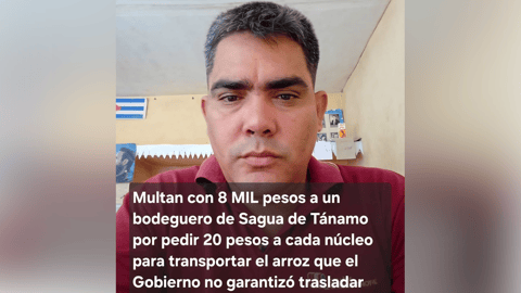 Bodeguero Multado por Pedir Colaboración para Transportar Arroz en Holguín