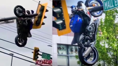 Motociclista Herido y Moto Suspendida Tras Accidente en Vancouver