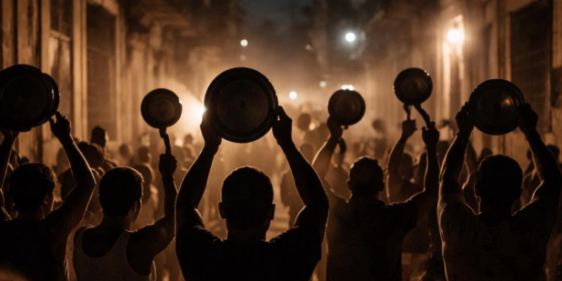 ¡Cacerolazo en Playa! Apagones Desatan Protesta y Servicio Eléctrico Vuelve Milagrosamente