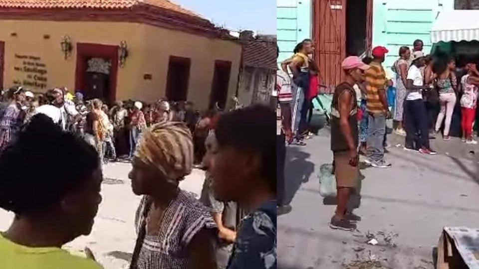 Cuba: Ancianos hacen largas colas para cobrar sus pensiones