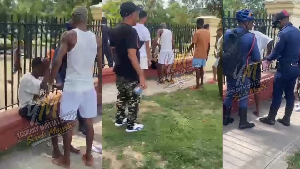 ¿¡Vecinos de Santiago de Cuba se fajaron con un ladrón cerca de una escuela!?